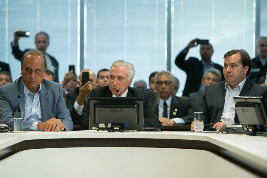 17/02/2018 Reunião de trabalho sobre segurança (Rio de Janeiro - RJ, 17/02/20) Palavras do Presidente da República, Michel Temer