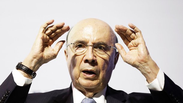 Ministro da Fazenda, Henrique Meirelles, durante evento em São Paulo 30/01/2018 REUTERS/Nacho Doce