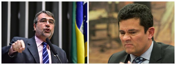 Deputado federal Henrique Fontana (PT-RS) e juiz federal Sérgio Moro .2