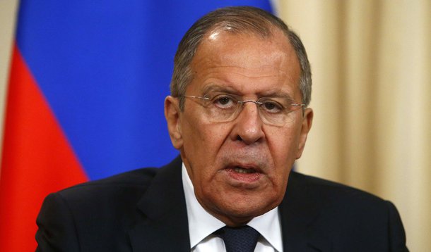 Ministro de Relações Exteriores da Rússia, Sergei Lavrov, durante coletiva de imprensa em Moscou 14/03/2018 REUTERS/Sergei Karpukhin