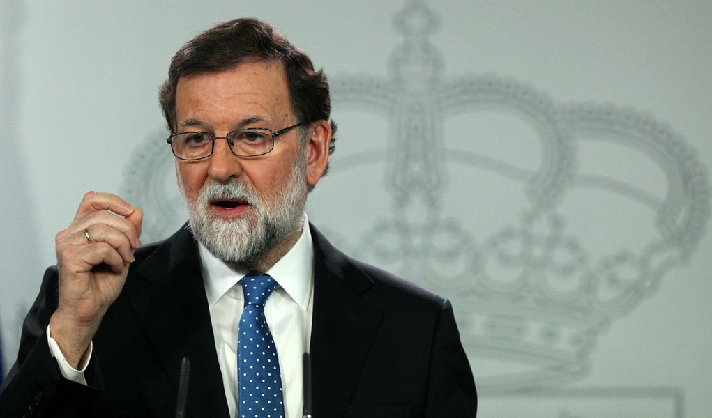 Primeiro-ministro espanhol, Mariano Rajoy, durante coletiva de imprensa em Madri 22/12/2017 REUTERS/Sergio Perez