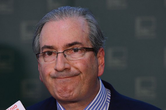 Presidente da Câmara, Eduardo Cunha fala com a imprensa sobre a pauta de votação da Casa (Fabio Rodrigues Pozzebom/Agência Brasil)