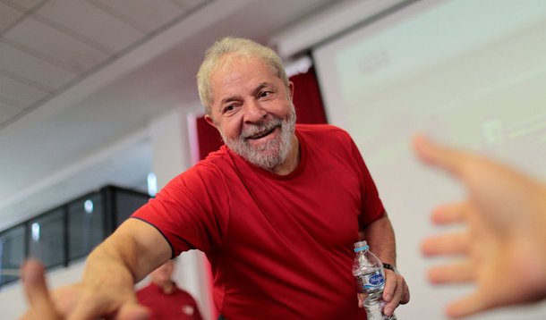 Ex-presidente Luiz Inácio Lula da Silva na sede do Sindicato dos Metalúrgicos do ABC, em São Bernardo do Campo 24/01/2018 REUTERS/Leonardo Benassatto