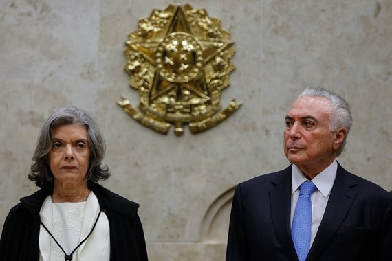 Cármen Lúcia e Michel Temer 