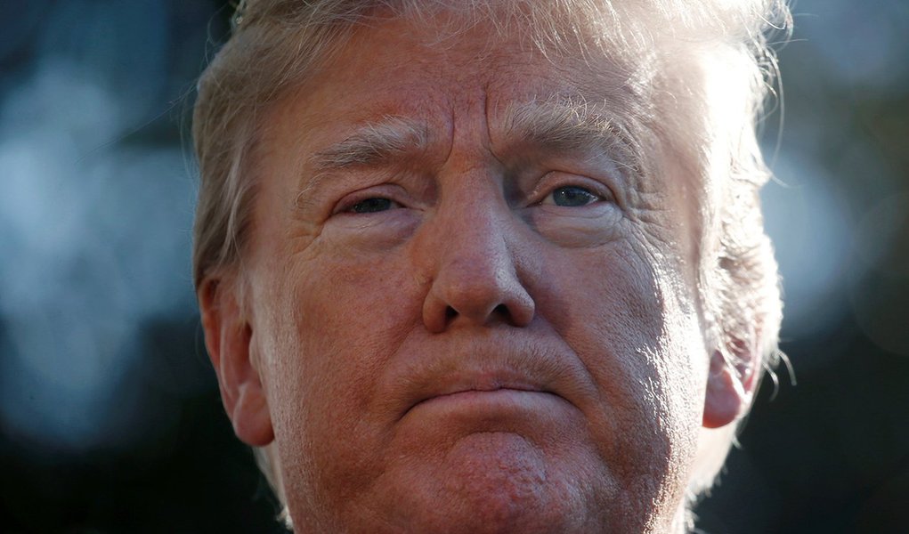 Presidente dos Estados Unidos, Donald Trump, na Casa Branca, em Washington 13/03/2018 REUTERS/Leah Millis