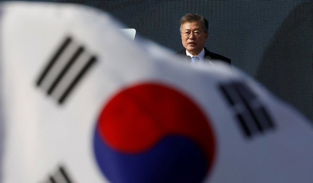 Presidente da Coreia do Sul, Moon Jae-in, em Seul 01/03/2018 REUTERS/Kim Hong-Ji