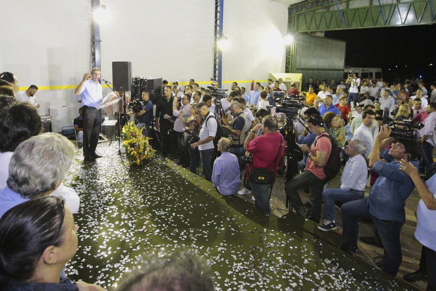 Cerimônia de assinatura da ordem de serviço para as obras de reforço do pátio do Aeroporto Orlando Bezerra de Menezes Local: Juazeiro do Norte