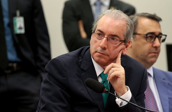 Brasília - Eduardo Cunha faz sua defesa no Conselho de Ética da Câmara (Wilson Dias/Agência Brasil)