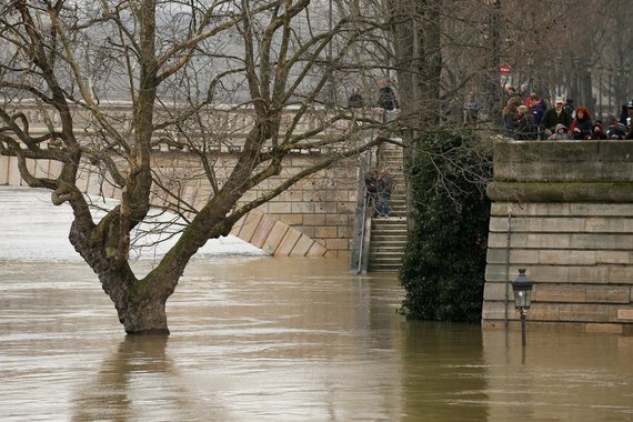 Enchente do rio Sena, em Paris