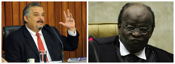  Vice-governador de São Paulo, Márcio França (PSB) e ex-presidente do Supremo Tribunal Federal (STF Joaquim Barbosa 2