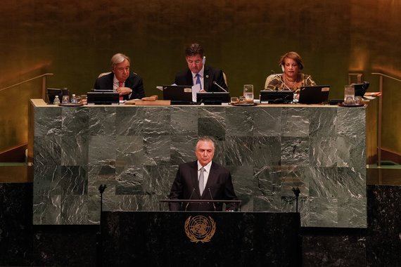19/09/2017- Nova York - EUA- Abertura do Debate Geral da 72ª Sessão da Assembleia Geral da ONU. Discurso do Presidente da República, Michel Temer. Foto: Beto Barata/PR