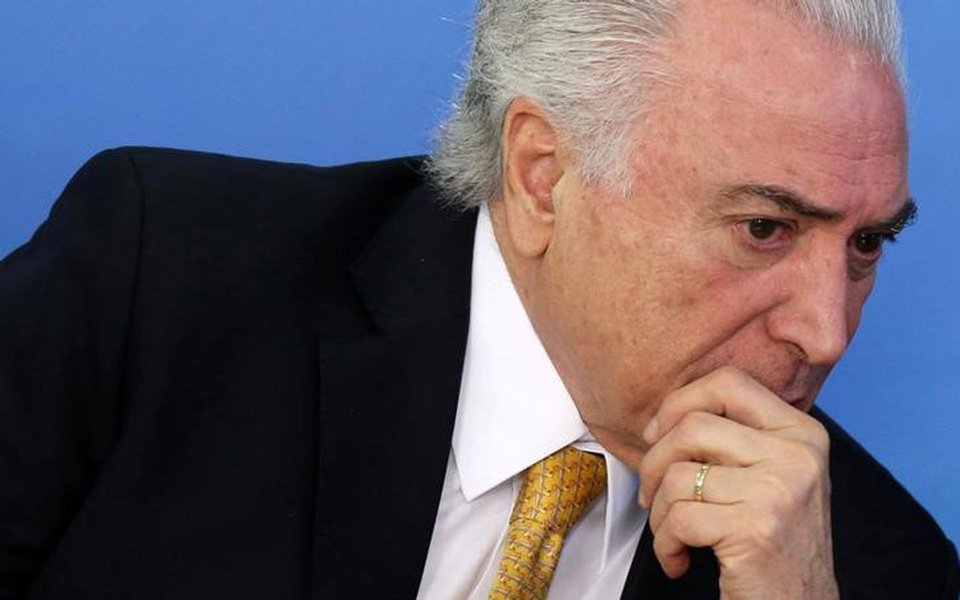 Presidente Temer participa de cerimônia no Palácio do Planalto 12/7/2017 REUTERS/Adriano Machado