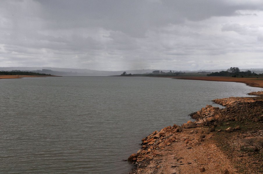 Barragem do Descoberto, Brasília, DF, Brasil 7/11/2016- Barragem do Descoberto, principal reservatório de fornecimento de água para o Distrito Federal, com nível de água próximo aos 20%. Foto: Tony Winston/ Agência Brasília