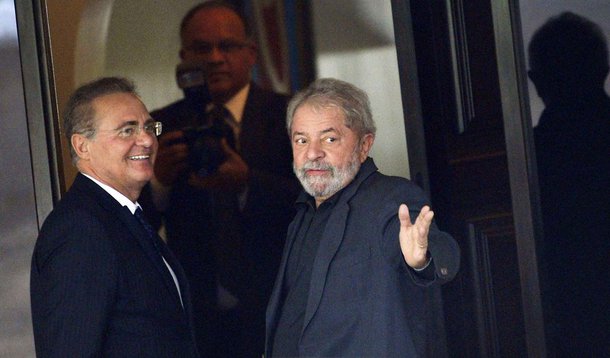 Renan Calheiros se reúne com o ex-presidente Lula