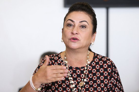 Brasília - Senadores se reúnem com a relatora da Comissão Especial do Senado que analisa projetos relativos aos supersalários na administração pública, a Senadora Kátia Abreu. (Marcelo Camargo/Agência Brasil)