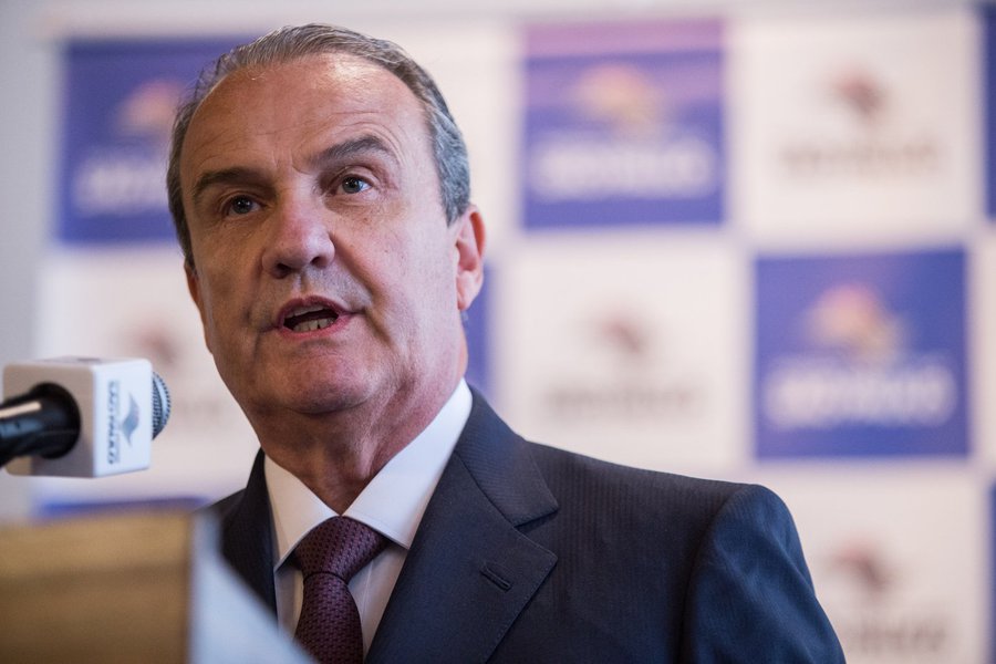 O Governador de São Paulo, participou da cerimônia de posse do Secretário de Segurança Mágino Alves Barbosa 17/05/2016 - São Paulo - Foto: Eduardo Saraiva/A2IMG