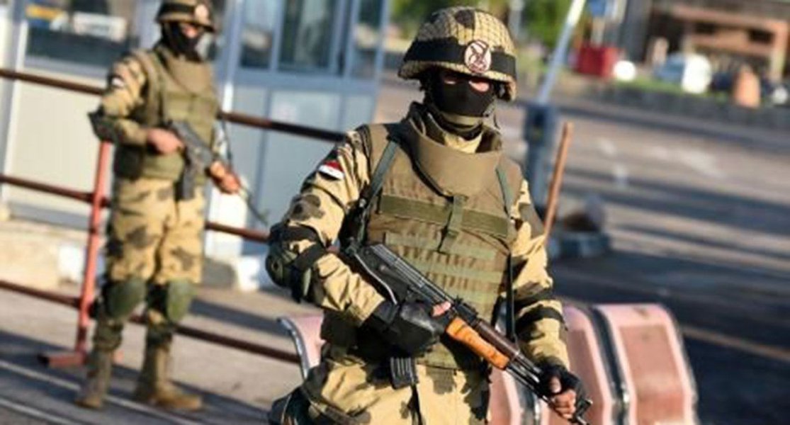 Membros da forças antiterrorismo do Egito