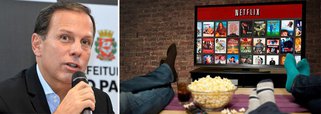 Prefeito de São Paulo, João Doria, e Netflix