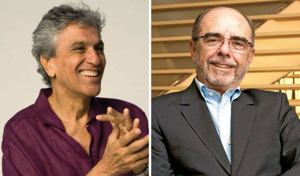 Pedro Novis e Caetano Veloso