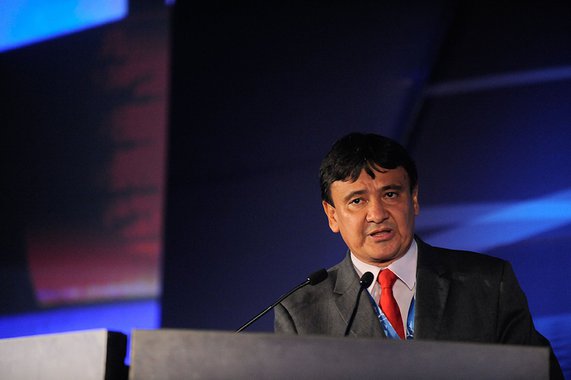 O governador do Piauí, Wellington Dias, participa de debate sobre energia eólica no país, durante a 6ª edição do Brazil Windpower (Fernando Frazão/Agência Brasil)