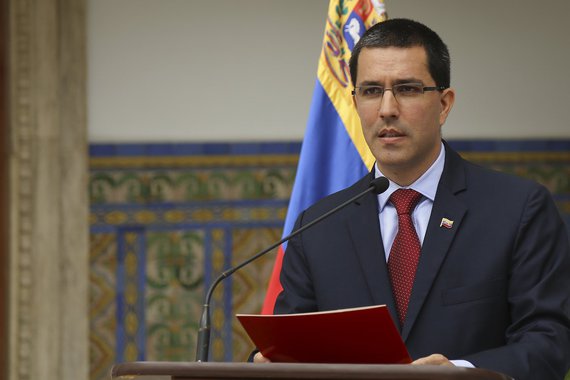 Ministro das Relações Exteriores da venezuela, Jorge Arreaza