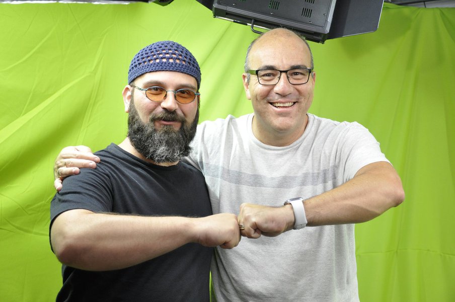 Gustavo Conde e Leonardo Attuch