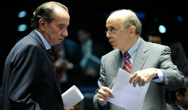 Aloysio Nunes e José Serra