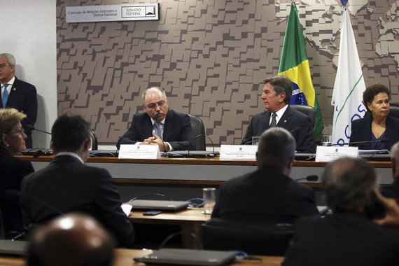 10/08/2017- Brasília- DF, Brasil- O ministro chefe do Gabinete de Segurança Institucional, Sergio Westphalen Etchegoyen, participa de audiência pública promovida pelas comissões de Relações Exteriores e Defesa Nacional. Foto: Antonio Cruz/Agência Brasil
