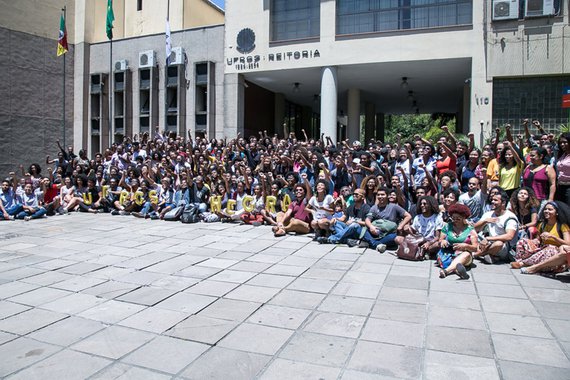 20/11/2017 - Alunos e funcionários negros da UFRGS organizam foto coletiva intitulada “Sim, representatividade importa”, no Dia da Consciência Negra. Foto: 