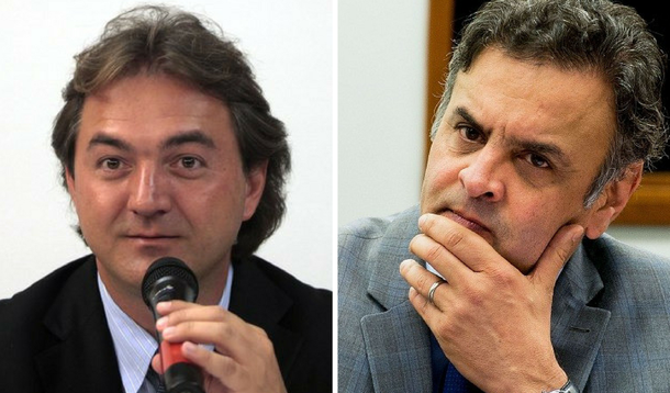Joesley Batista e Aécio Neves