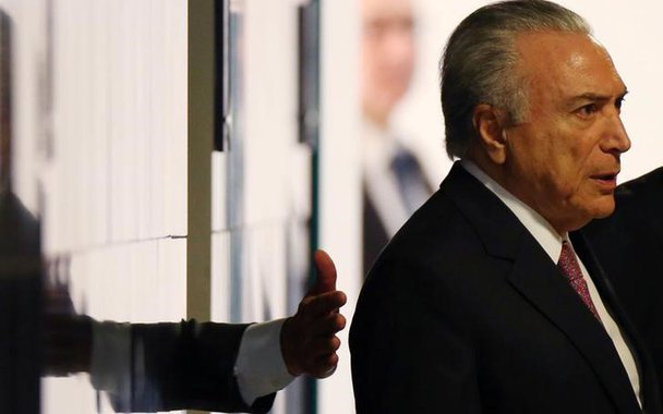 Presidente Michel Temer chega para cerimônia no Palácio do Planalto, em Brasília 27/07/2017 REUTERS/Adriano Machado