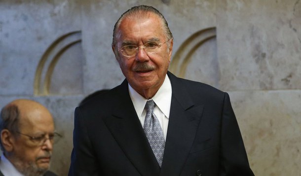 Brasília - O ex-presidente José Sarney na cerimônia de posse da nova presidente do Supremo Tribunal Federal (STF), ministra Cármen Lúcia (Wilson Dias/Agência Brasil)