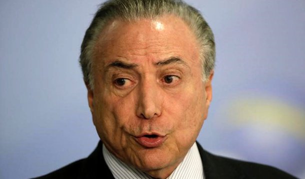 Temer durante evento no Palácio do Planalto 28/9/2017 REUTERS/Ueslei Marcelino