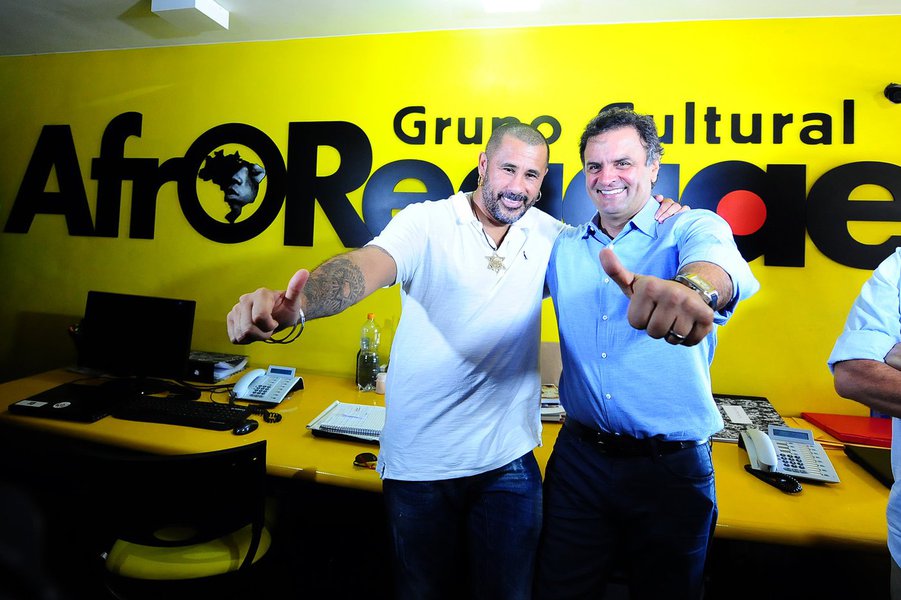 José Júnior e Aécio Neves