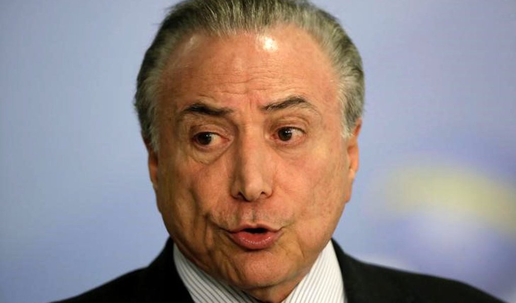 Temer durante evento no Palácio do Planalto 28/9/2017 REUTERS/Ueslei Marcelino