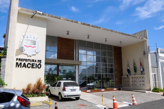 Fachada da Prefeitura de Maceió Foto:Marco Antônio/Secom Maceió