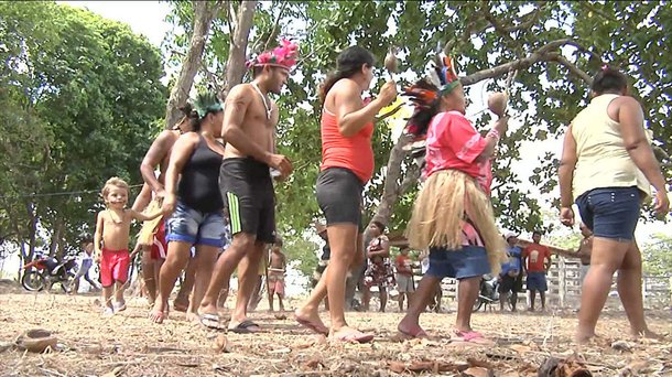 Índios da tribo Gamela, no Maranhão