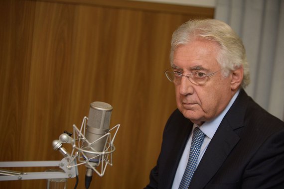 Brasília - O Presidente do Serviço Brasileiro de Apoio às Micro e Pequenas Empresas (Sebrae) Guilherme Afif Domingos, participa do programa de radio A Voz do Brasil (Marcello Casal Jr/Agência Brasil)
