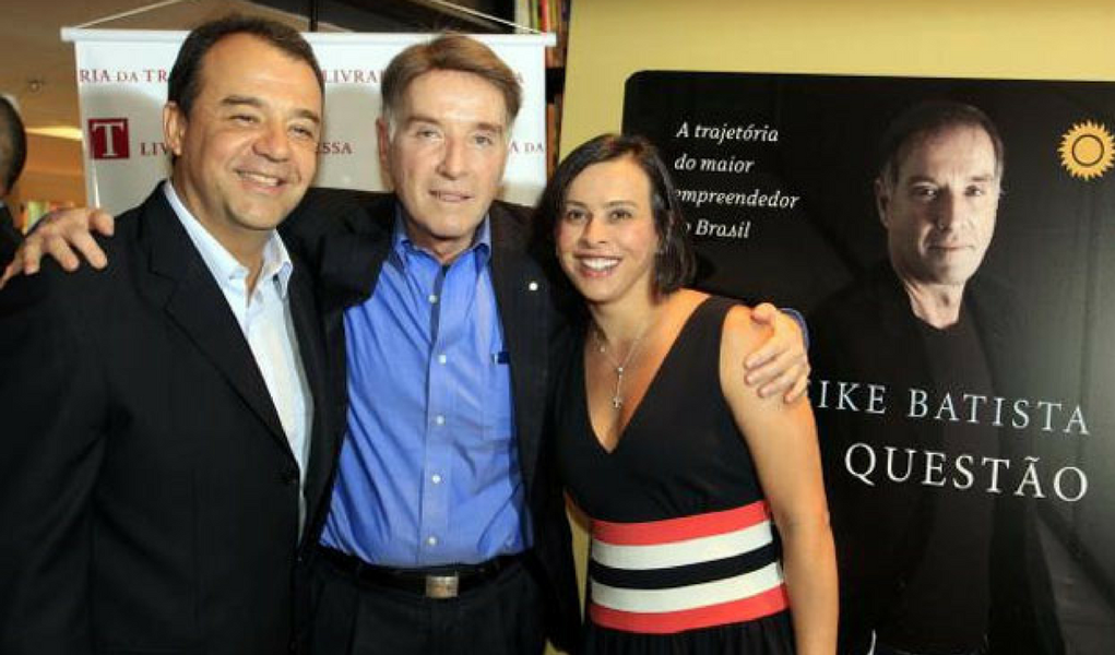 Sergio Cabra, Eike Batista e Adriana Ancelmo