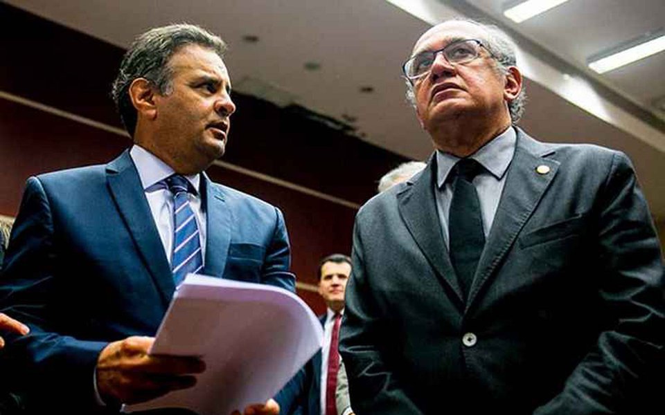 aécio e gilmar
