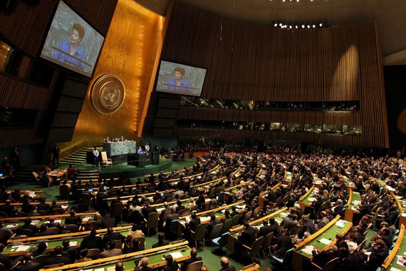 Ex-presidente Dilma na ONU. Foto: EBC