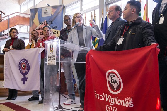 18/08/2017 - PORTO ALEGRE, RS - Lançamento da Frente Parlamentar em Defesa dos Correios no Salão Júlio de Castilhos da AL. Foto: Maia Rubim/