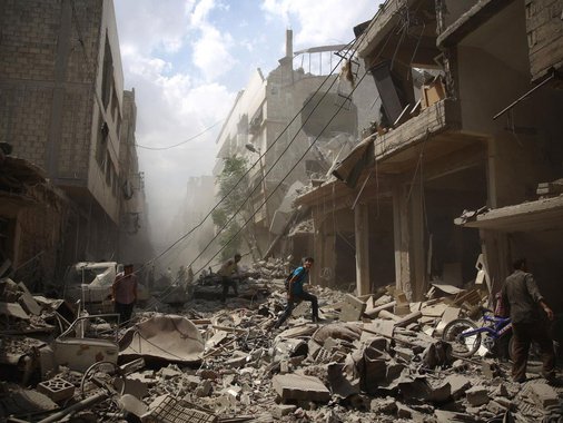 Bombardeio em Raqqa, Síria