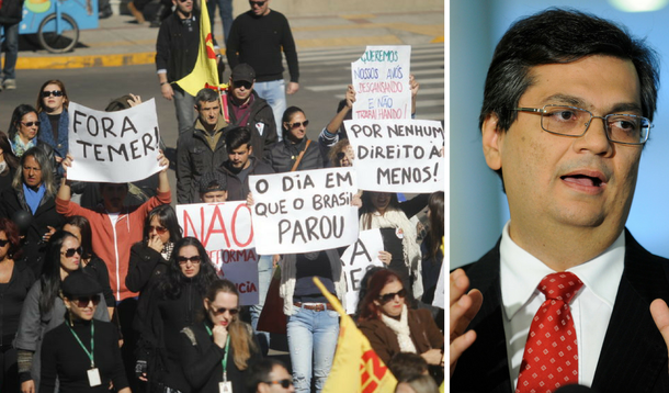 Flavio Dino e manifestações da greve geral