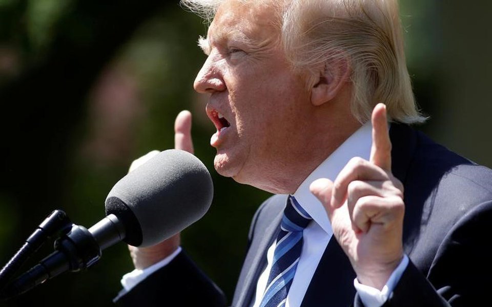 Presidente dos Estados Unidos, Donald Trump, em evento na Casa Branca, em Washington. 02/05/2017 REUTERS/Joshua Roberts