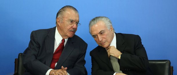 José Sarney e Michel Temer
