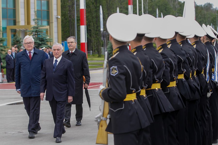 (Moscou - Rússia, 22/06/2017) Presidente da República, Michel Temer durante cerimônia oficial de partida da Federação da Rússia. Foto: Beto Barata/PR