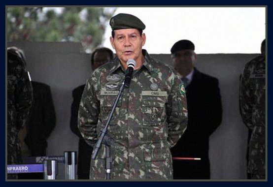 General do Ex�rcito, Ant�nio Hamilton Martins Mour�o. Foto Divulga��o/ Ex�rcito Brasileiro