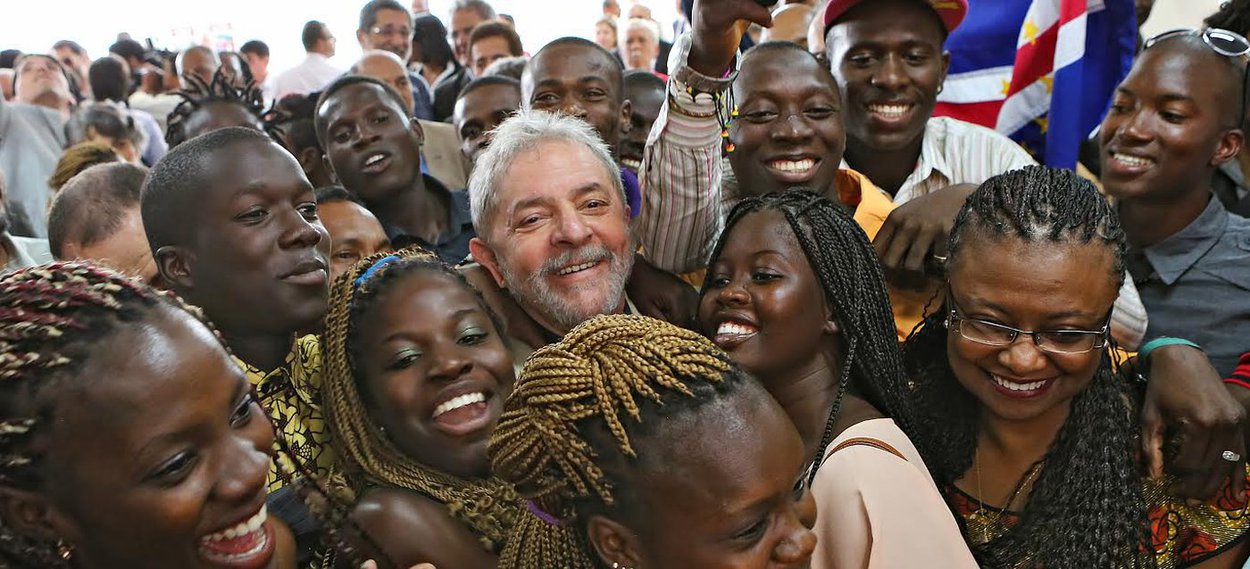 Lula com negros