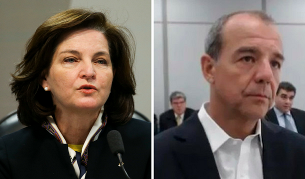 Raquel Dodge e Sergio Cabral